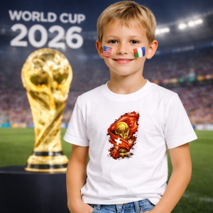 Tricou Suica World Cup Fifa 2026, din bumbac 100%, tricou alb, Copii | Dama | Barbat - Img 5