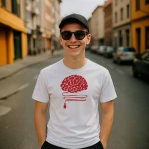 Tricou Sunt destept doar daca ma bagi in priza - Copii | Dama | Barbat - Img 8