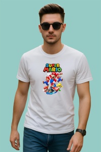 Tricou super mario personajele din jocul video in versiune animata 2, Copii | Dama | Barbat - Img 2