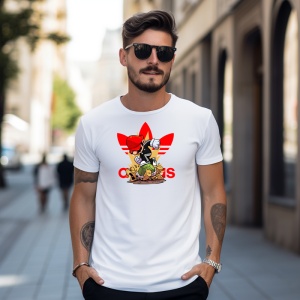 Tricou Super Mario Street Tricou Alb - Copii | Dama | Barbat - Img 9