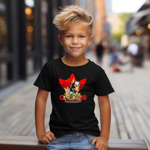 Tricou Super Mario Street Tricou Negru - Copii | Dama | Barbat