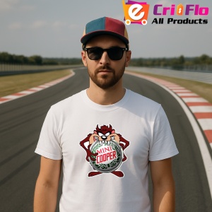 Tricou Tazz Cu Logo Mini Cooper | Unisex Dama si Barbat - Img 2