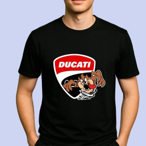 Tricou Tazz Vartej Cu Logo Ducati | Unisex Dama si Barbat
