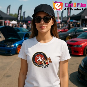 Tricou Tazz Vartej Cu Logo Isle Of Man | Unisex Dama si Barbat - Img 3