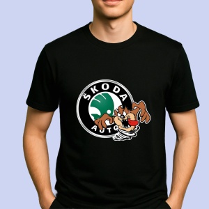 Tricou Tazz Vartej Cu Logo Skoda | Unisex Dama si Barbat