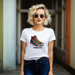 Tricou Tenesi Curcubeu - Copii | Dama | Barbat - Img 11
