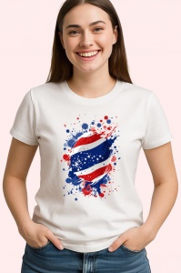 Tricou Thailand Steag Splash Art, Copii | Dama | Barbat - Img 4