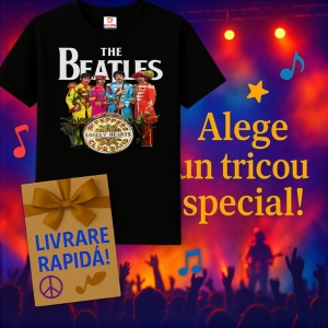 Tricou The Beatles - Sgt. Pepper, muzica Hip-Hop / Rap, Dama | Barbat | Copii, Culoare Negru - Img 15
