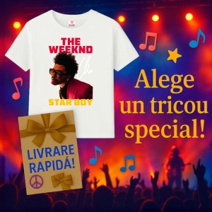 Tricou The Weeknd - Starboy Classic, muzica Hip-Hop / Trap, Dama | Barbat | Copii - Img 5