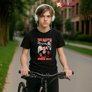 Tricou The Weeknd - Starboy v1, muzica Hip-Hop / Trap, Dama | Barbat | Copii, Culoare Negru - Img 10