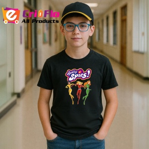 Tricou Totally spies agente secrete adolescente in misiuni periculoase, Copii | Dama | Barbat , tricou negru - Img 5