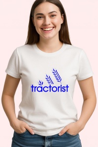 Tricou Tractorist logo stilizat, Copii | Dama | Barbat - Img 3