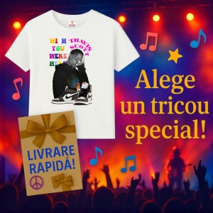 Tricou Travis Scott Here Vibe, muzica POP, Dama | Barbat | Copii - Img 3