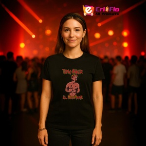 Tricou Tupac Cartoon Red Text, muzica INDIE, Dama | Barbat | Copii, Culoare Negru - Img 12