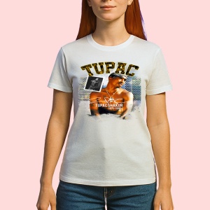 Tricou Tupac Microphone Performance, muzica Nu Metal, Dama | Barbat | Copii - Img 2