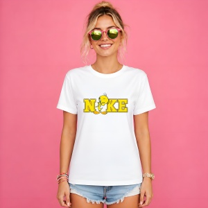 Tricou Tweety Logo Galben Desen Animat Vesel, din bumbac 100% Copii | Dama | Barbat - Img 3