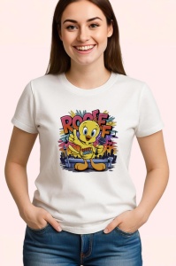 Tricou Tweety rooff freestyle microfon pe scena urbana Copii | Dama | Barbat Barbat