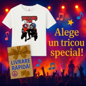 Tricou Twenty One Pilots, muzica (Comedie / Rap ironic), Dama | Barbat | Copii - Img 11