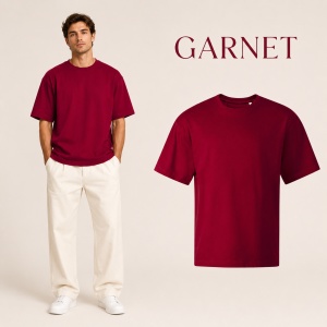 Tricou unisex bărbat oversize Malfini Stage 812, model larg și lejer, 100% bumbac - Img 15