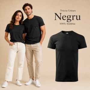 Tricou Unisex Damă / Bărbat Heavy New 137 – 100% Bumbac, Guler Rotund, 200 g/m², XS–5XL - Img 38