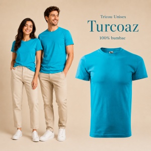 Tricou Unisex Damă / Bărbat Heavy New 137 – 100% Bumbac, Guler Rotund, 200 g/m², XS–5XL - Img 48