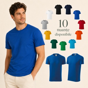 Tricou unisex damă și bărbat Malfini Element 145, 100% bumbac, 180 g/mp, XS–4XL - Img 10
