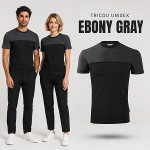 Tricou Unisex Damă și Bărbat Rimeck 109 Colormix, Bicolor, 100% Bumbac, 200 g/m², S–4XL - Img 12