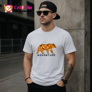 Tricou Urs Maro Adventure Geometric, Copii | Dama | Barbat