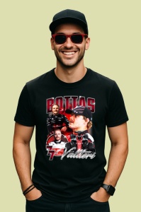 Tricou Valtteri Bottas Portret Masina Echipa Alfa Romeo Formula 1, Copii | Dama | Barbat - Img 4