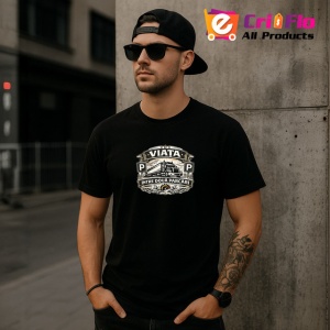 Tricou Viata Intre Doua Parcari Camion Gri V1, din bumbac 100%, tricou negru Dama | Barbat - Img 7