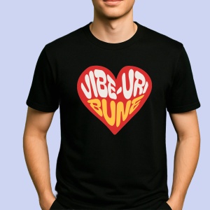 Tricou VibeNegru,uri bune Negru, Copii | Dama | Barbat - Img 2