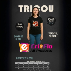 Tricou Vulpe si femeie puternica mesaj motivational stronger than the storm Copii | Dama | Barbat Barbat - Img 24