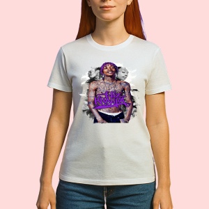 Tricou wiz khalifa Purple, muzica Hip-Hop / Trap, Dama | Barbat | Copii
