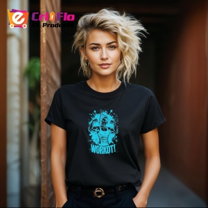 Tricou Workout Fata Muschi Albastra, Copii | Dama | Barbat, culoare negru - Img 12