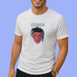 Tricou xxxtentacion desen digital, muzica Hip-Hop / Alternative Rap, Dama | Barbat | Copii - Img 2