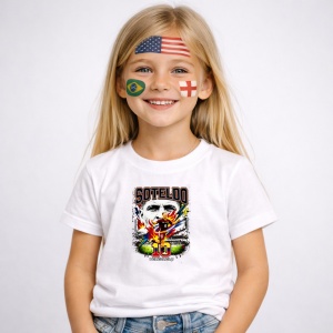 Tricou Yeferson Soteldo Venezuela World Cup Fifa 2026, din bumbac 100%, tricou alb, Copii | Dama | Barbat - Img 2