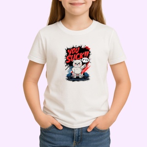 Tricou You Suck Kitty Power, Copii | Dama | Barbat - Img 3