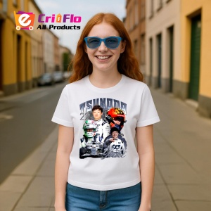 Tricou Yuki Tsunoda Poster Echipa Alfatouri Costum Alb Formula 1, Copii | Dama | Barbat - Img 7