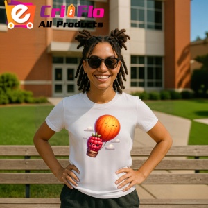 Tricou Zmeura amuzanta de vara cu balon cu aer, Fructe, Copii | Dama - Img 11