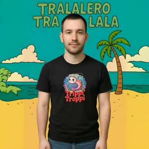 Trippi Troppi Bootleg Shrimp Cat ** Tricou Tralalero Tralala Copii | Dama | Barbat - Img 9