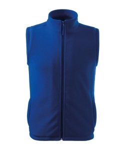 Vesta fleece polar unisex de culoare albastru regal