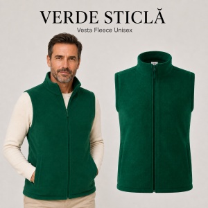 Vesta Polar Fleece Unisex Bărbat cu Fermoar Malfini Next 518 – 280 g/m² - Img 29