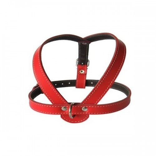 Ham L4 Piele Captusit 66-83 cm/20 mm - Rosu