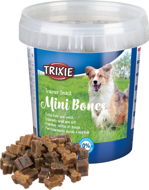 Recompense Pentru Caini, Trainer, Mini Oase Cu Vita/Miel/Pasare, 500 g, 31523