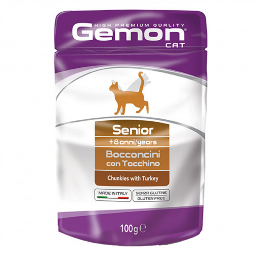 Gemon Cat 100 g, Senior, Curcan