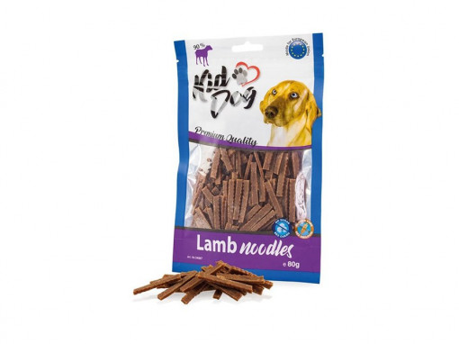 Recompense Pentru Caini/Pisici, Noodles Cu Miel, 80 g