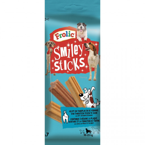 Frolic Smiley Sticks 175 g Recompensa pentru, Caini