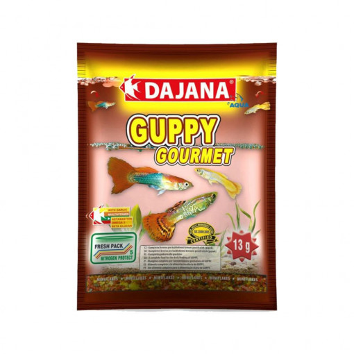 Guppy Gourmet Fulgi 80ml Plic DP003S