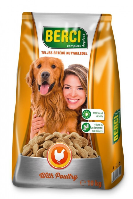Hrana pentru caini Berci cu pui 10 kg