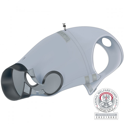 Body Protectie pentru Caini, XL, 70 cm, Gri, 19539